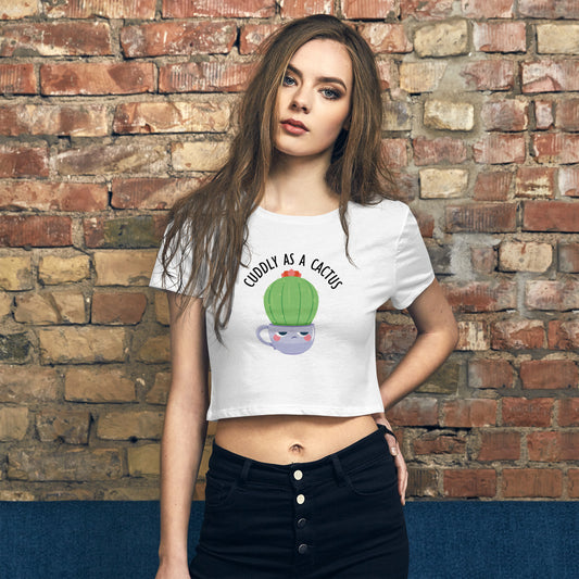 Cuddly Women’s Crop Tee